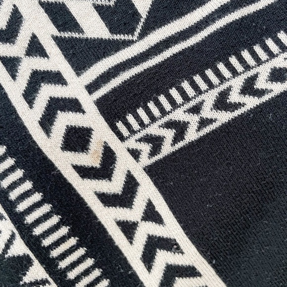 Vestique Boho Azteca Printed Long Sleeve Drapped Open Cardigan Size Small - Picture 8 of 9